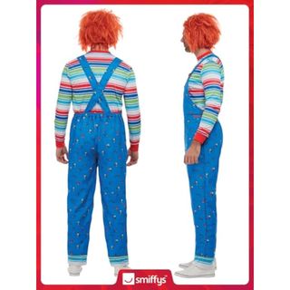 Smiffys Disfraz Chucky Adulto B0C9XFM1 Nuevo (talla M)