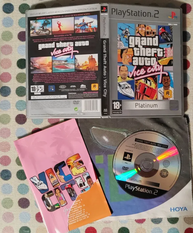 🇪🇸 Grand Theft Auto: Vice City Platinum PS2