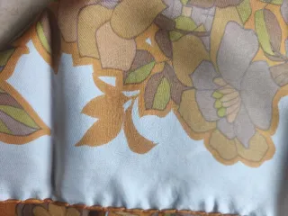 Foulard vintage seta floreale