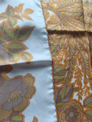 Foulard vintage seta floreale