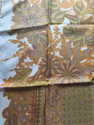 Foulard vintage seta floreale