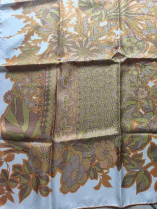 Foulard vintage seta floreale