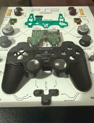 Cuadro Despiece Mando Dualshock 2