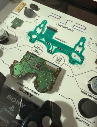 Cuadro Despiece Mando Dualshock 2