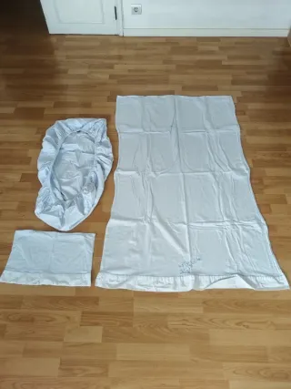 Lençóis para berço de bebé