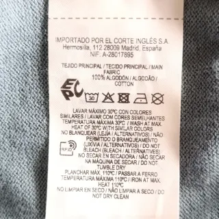 Polo de punto Unit 100% Algodón Talla M