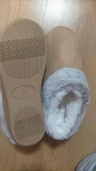 Zapatillas de estar por casa pelo talla 36