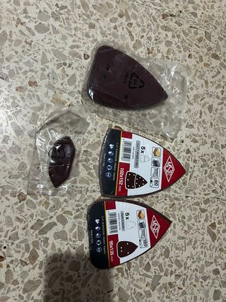 Lijas triangulares para lijadora