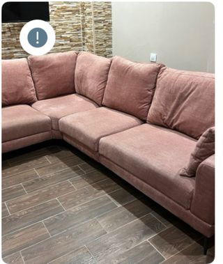 Sofá, mesa y 4 sillas de salón