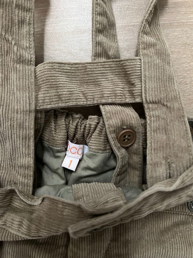 Pantalón corto pana Gocco Talla 1