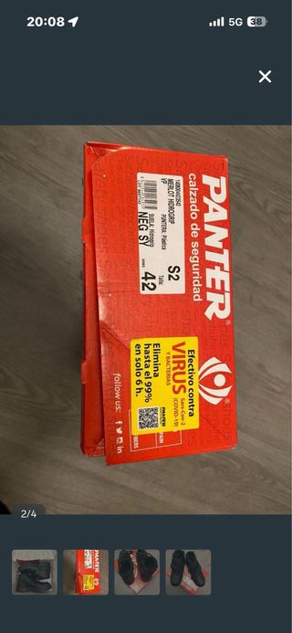 Botas de seguridad negras