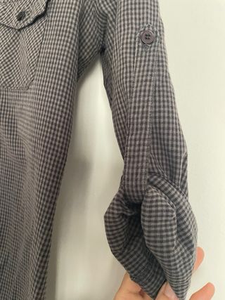 Camisa cuadros grises