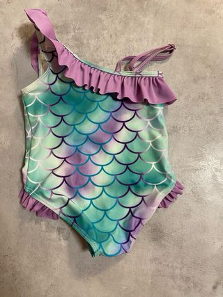Costume intero bambina sirena