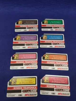 Schede telefoniche Pinocchio limited edition