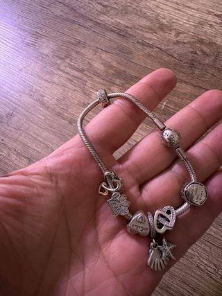 Pulsera Pandora Plata con Charms 925