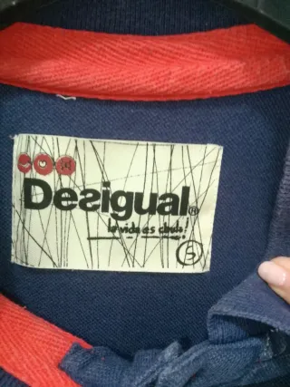 Camiseta Polo Desigual Rayas Dragón