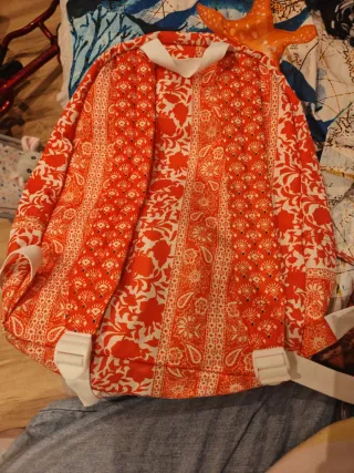 Mochila Billabong Naranja Estampada