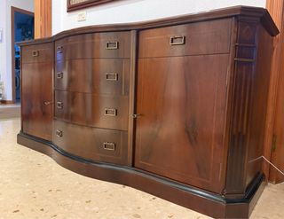 Mueble aparador madera nogal