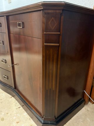 Mueble aparador madera nogal