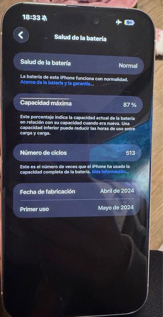 iPhone 15 Pro Max 256GB Blanco