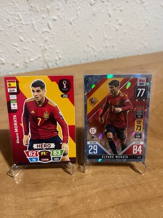 Lote Cartas Fútbol Álvaro Morata