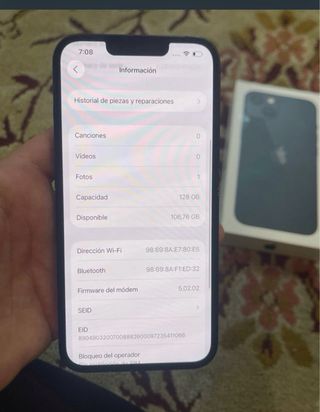 iPhone 13 Negro – 128 GB | TODO AL 100%