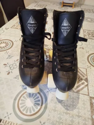Patines Oxelo 4 Ruedas Negros talla 37