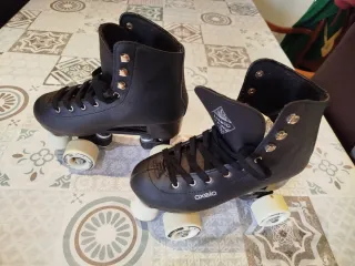 Patines Oxelo 4 Ruedas Negros talla 37