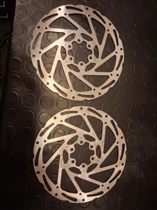 Coppia dischi freno Tektro 180mm