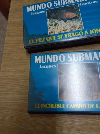 Colección Mundo Submarino VHS Jacques Cousteau