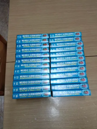 Colección Mundo Submarino VHS Jacques Cousteau