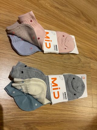 6 pares calcetines mujer talla 35-40