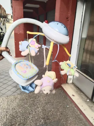 Móvil cuna con peluches
