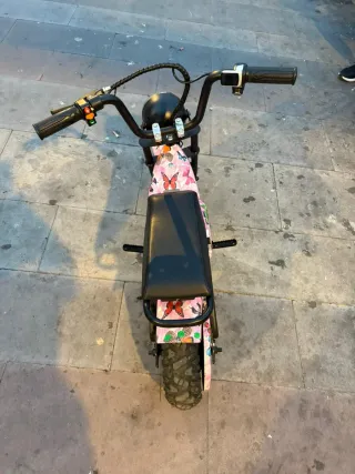 Mini Moto Eléctrica Infantil Mariposas