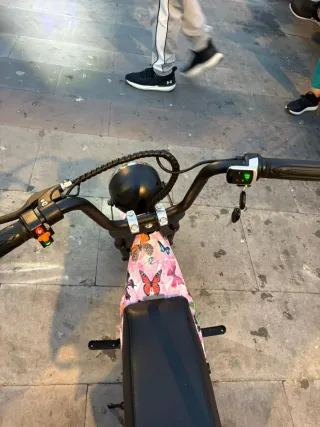 Mini Moto Eléctrica Infantil Mariposas