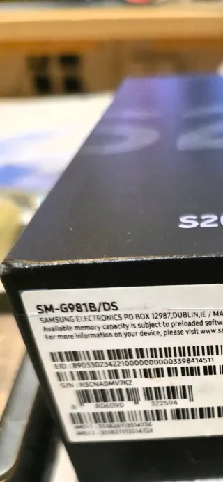 Samsung S20 5G para piezas