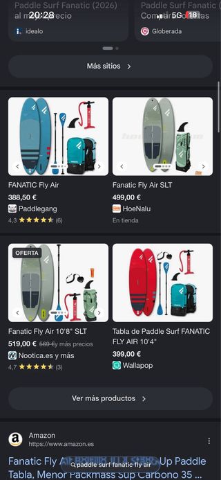 Paddle Surf Fanatic Fly Air 10.4
