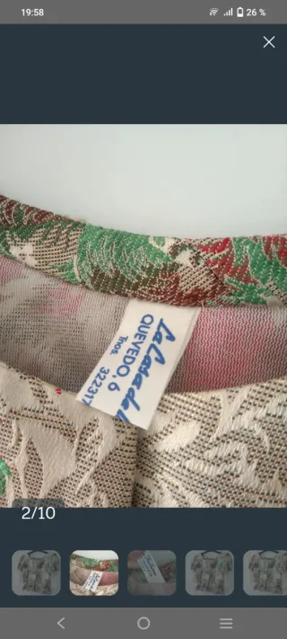 Corpiño Festera Beige y Verde