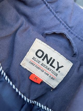 Gabardina ONLY azul