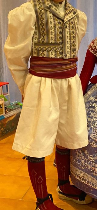 Manta fajín y calcetines a estrenar