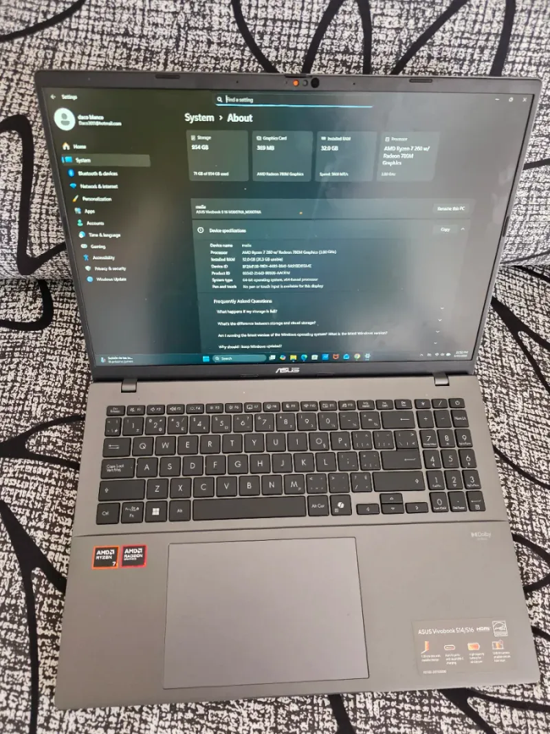 Asus Vivobook S14/S16 2025 32GB RAM 1TB SSD afbeelding 3