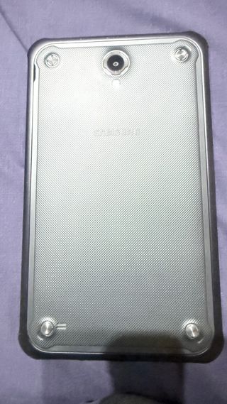 Samsung Galaxy Tab Active Plata con su estuche