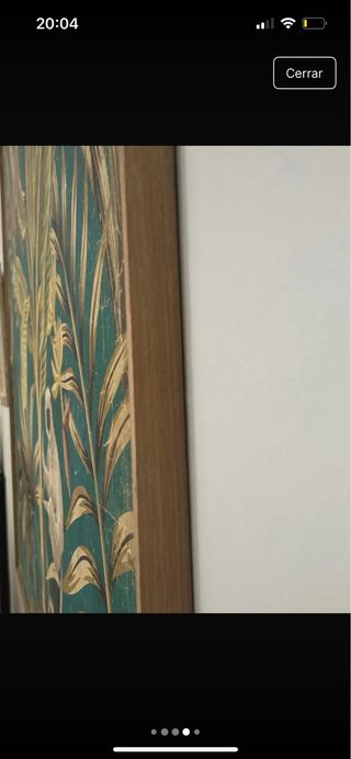 Cuadro de monos y plantas tropicales