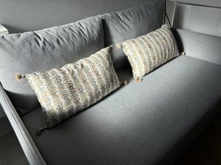 Sofá cama 2 plazas gris