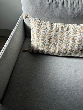 Sofá cama 2 plazas gris