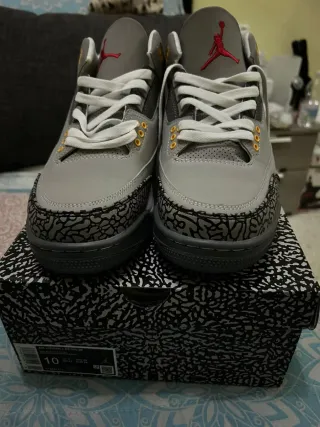 Zapatillas Jordan Air 3 Grises y Rojas