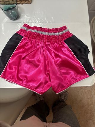Pantalones de boxeo Shark rosas