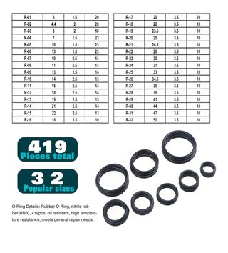 Juego de Juntas Tóricas Universal
