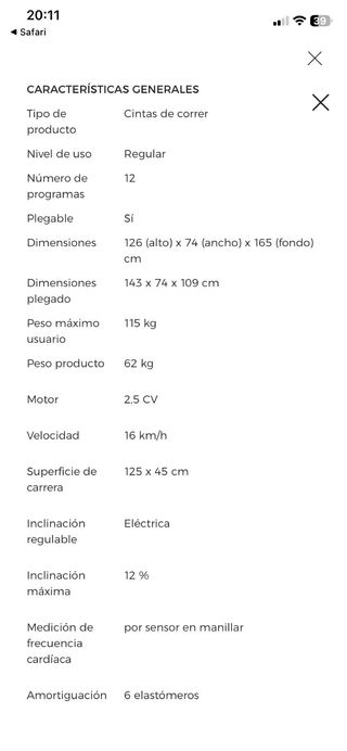 Cinta de correr Bladez TR 101