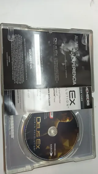 Juego PC Raro ( deus ex , edición caja metálica)
